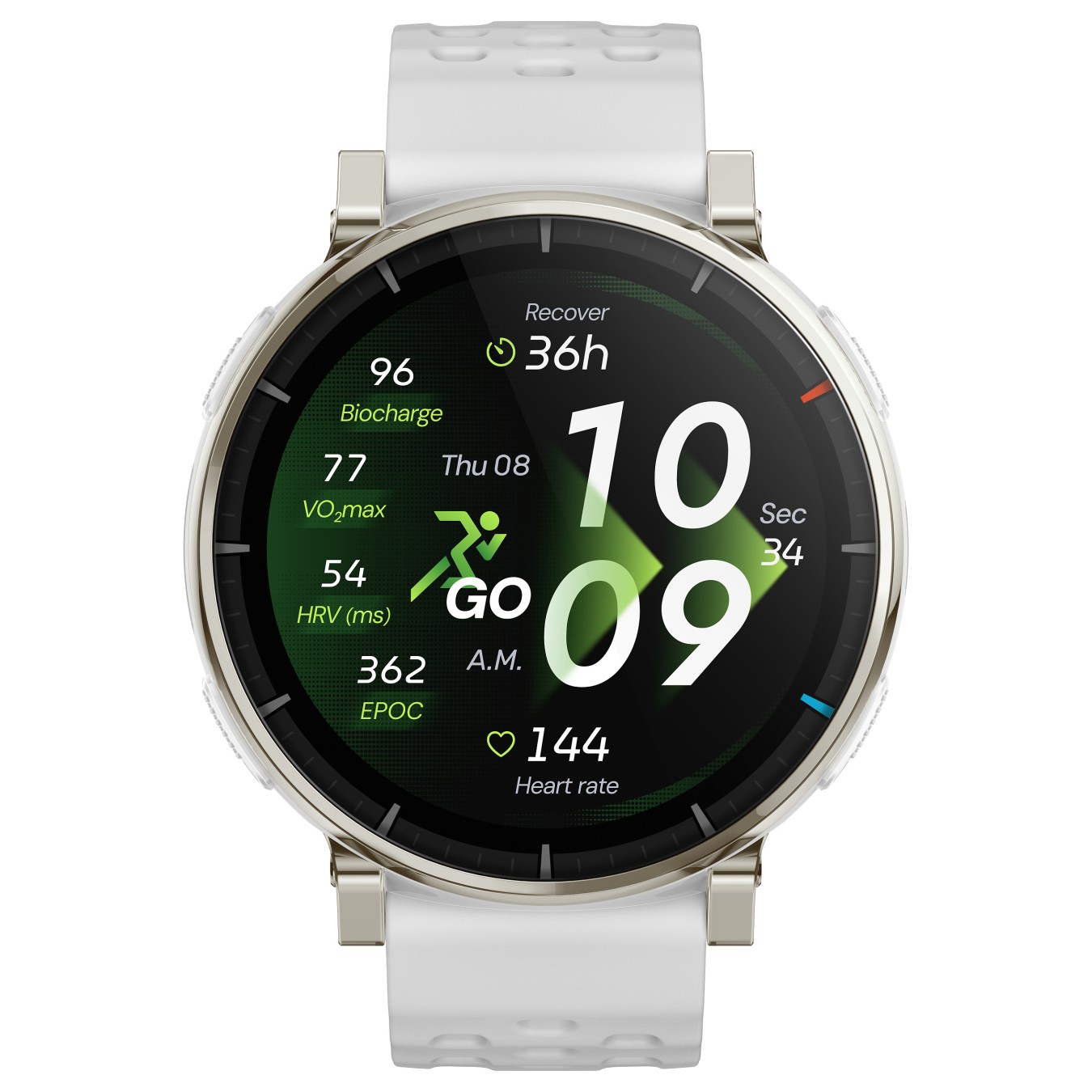 Buy Amazfit Active 3 Premium White Smartwatch HYROX-Modus in Cyprus, Nicosia, Limassol, Larnaka, Pafos