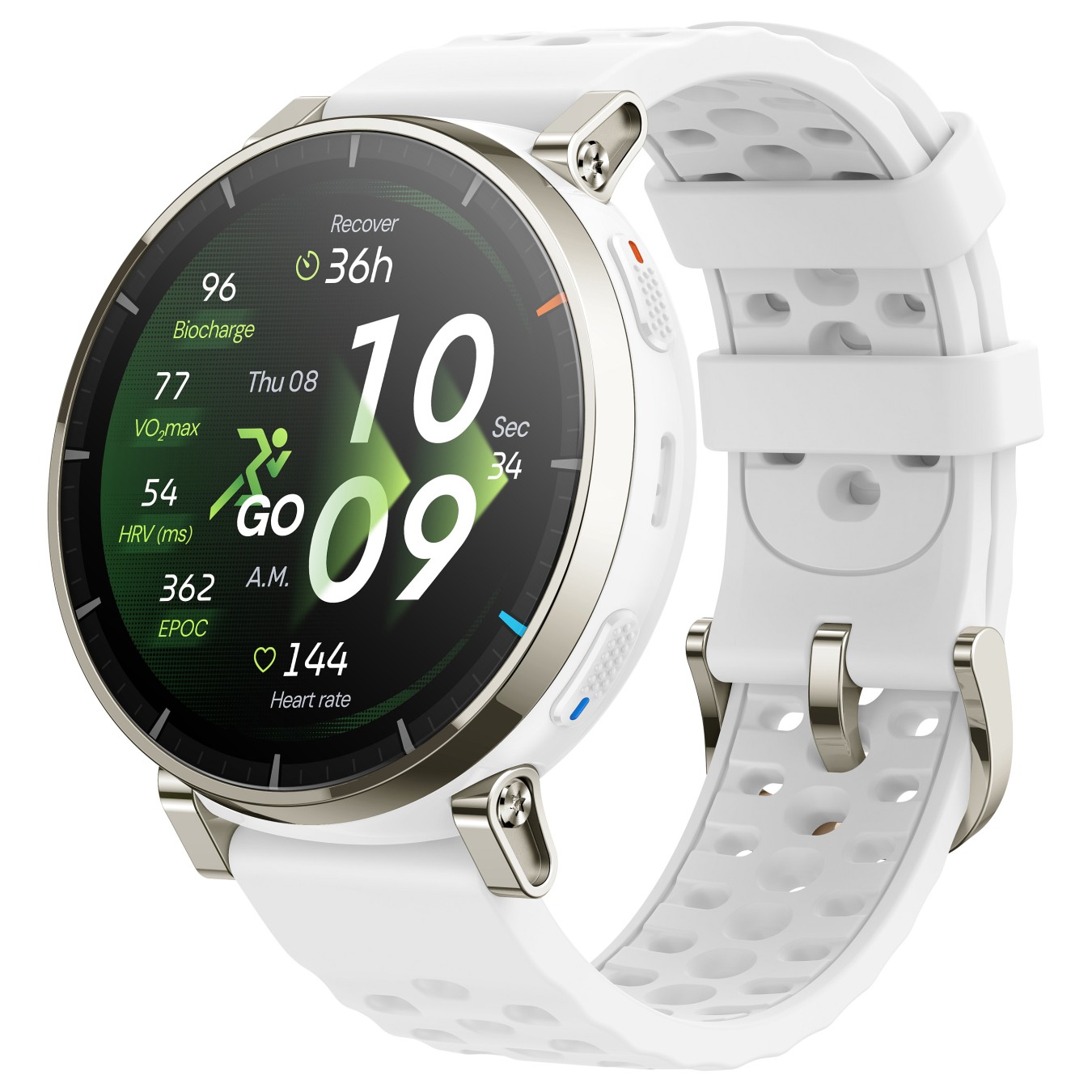 Buy Amazfit Active 3 Premium White Smartwatch HYROX-Modus in Cyprus, Nicosia, Limassol, Larnaka, Pafos