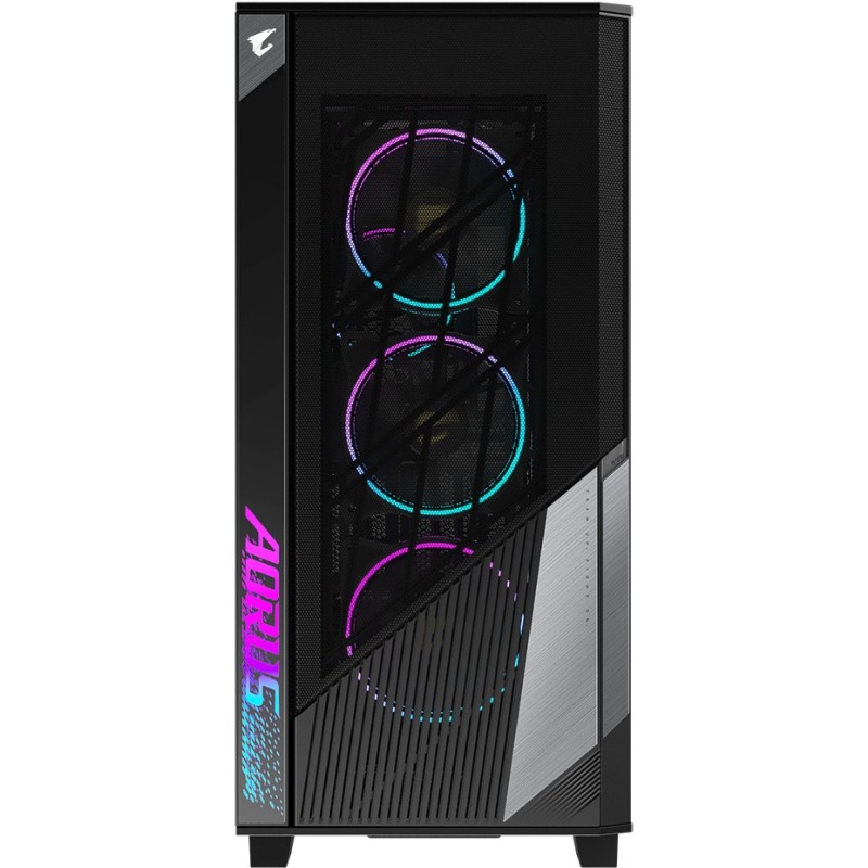 Buy GIGABYTE GB-AC500G - Mid Tower PC Case, Black, Tempered Glass, 4x Fans, E-AT... in Cyprus, Nicosia, Limassol, Larnaka, Pafos