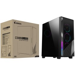 Buy GIGABYTE GB-AC500G - Mid Tower PC Case, Black, Tempered Glass, 4x Fans, E-AT... in Cyprus, Nicosia, Limassol, Larnaka, Pafos