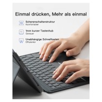 Buy inateck Keyboard iPad 11' iPad 10th Gen. Com. QWERTZ gray in Cyprus, Nicosia, Limassol, Larnaka, Pafos
