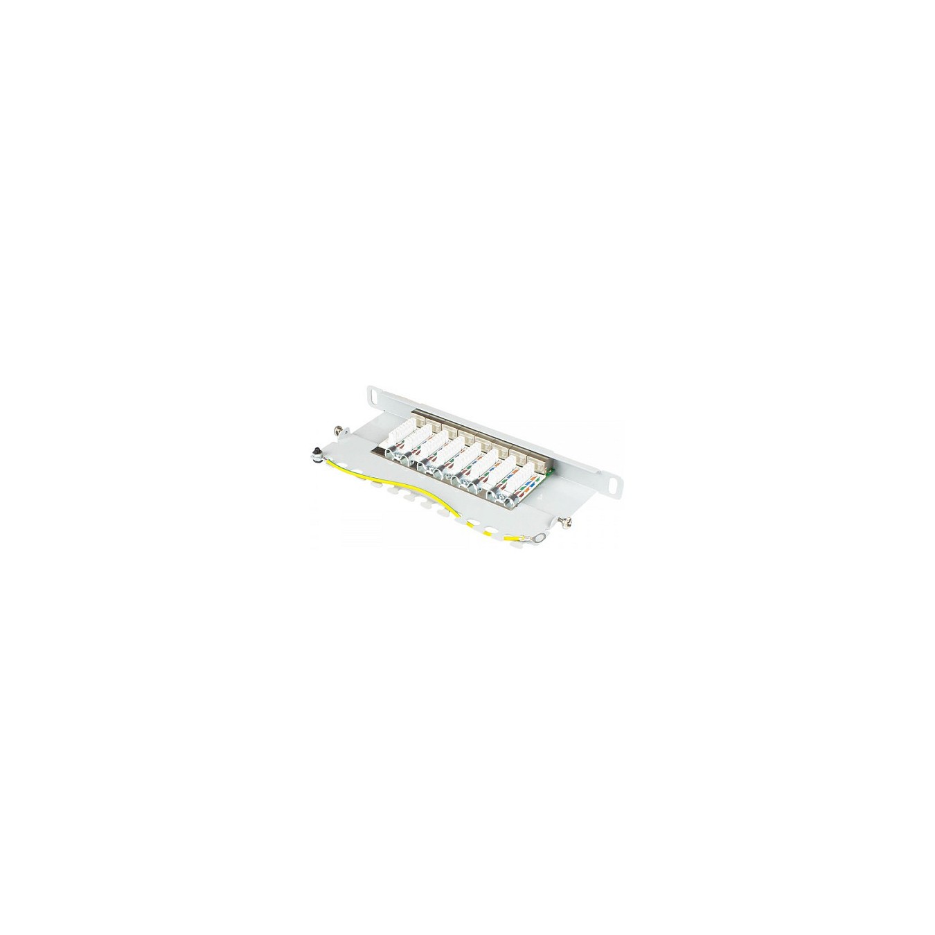 Buy Good Connections Patchpanel 10'Cat. 6A 8-P. 0,5HE lichtgr. in Cyprus, Nicosia, Limassol, Larnaka, Pafos