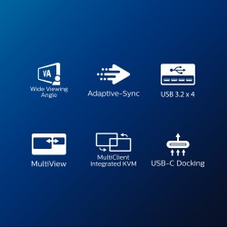 Buy Philips 346B1C - 34-inch Curved UWQHD (3440x1440) VA 100Hz 4ms, USB-C PD 90W... in Cyprus, Nicosia, Limassol, Larnaka, Pafos