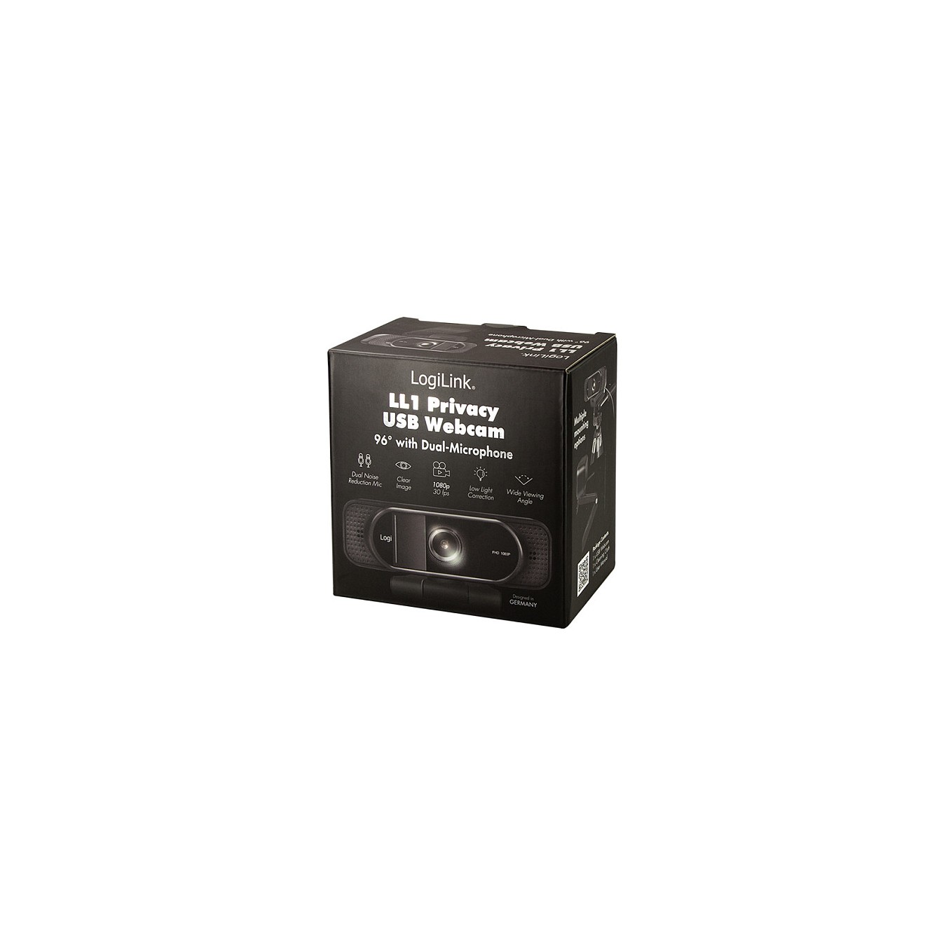 Buy Logilink Webcam 1080p FHD Webcam + Mikrofon Privacy 96° in Cyprus, Nicosia, Limassol, Larnaka, Pafos