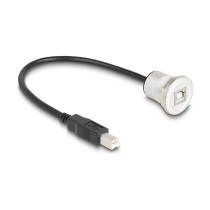 Buy DELOCK USB2.0 Typ-B Einbaubuchse mit Kabelp. St. Alu.30cm in Cyprus, Nicosia, Limassol, Larnaka, Pafos