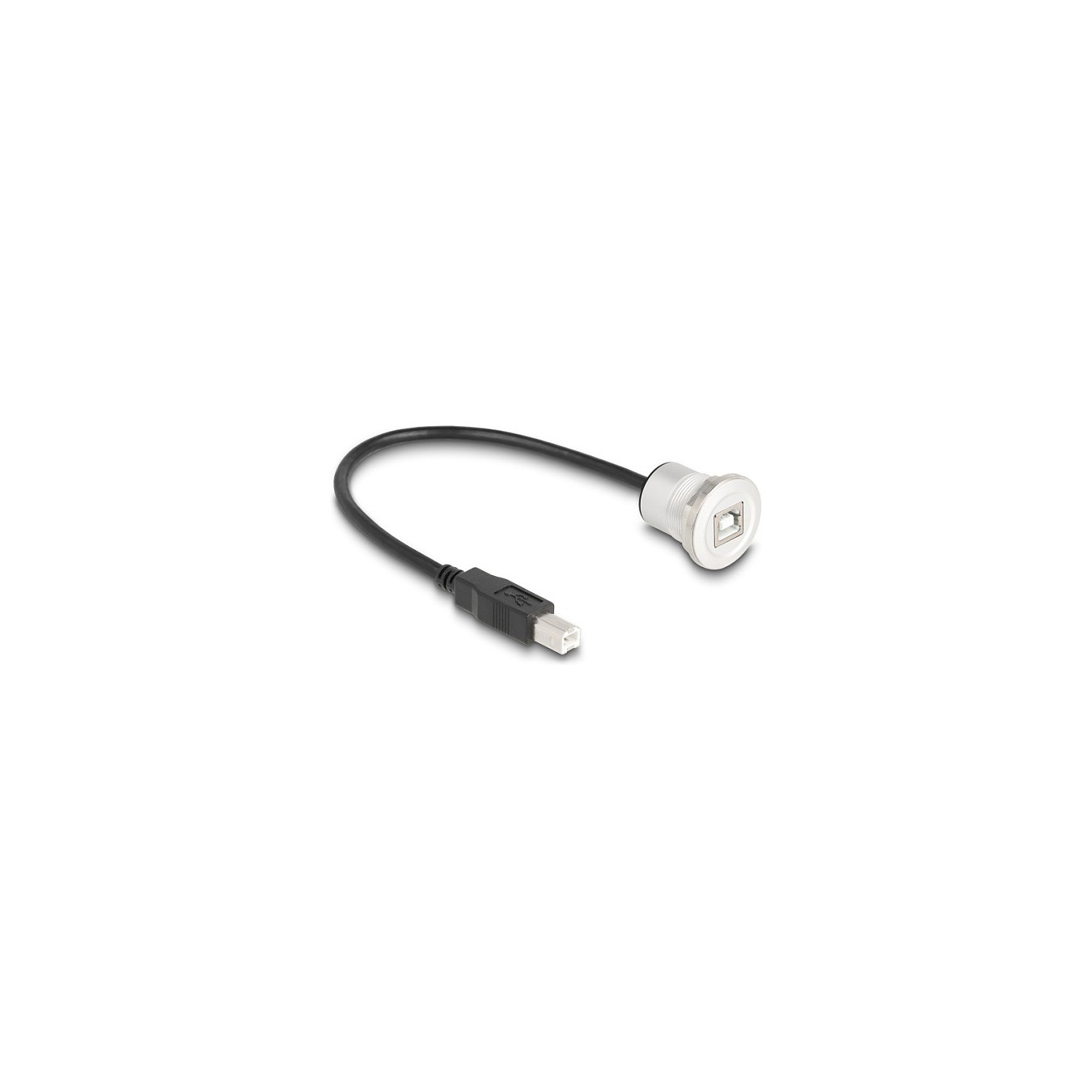 Buy DELOCK USB2.0 Typ-B Einbaubuchse mit Kabelp. St. Alu.30cm in Cyprus, Nicosia, Limassol, Larnaka, Pafos