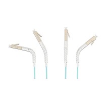 Buy Delock LWL Kabel LC Duplex zu LC Duplex Multimode OM3 winkelbar 0,5 m in Cyprus, Nicosia, Limassol, Larnaka, Pafos
