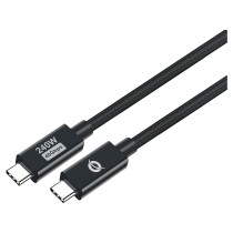 Buy CONCEPTRONIC Kabel USB-C4.0- to C 240W PD3.1 40Gbs 1.20m sw in Cyprus, Nicosia, Limassol, Larnaka, Pafos