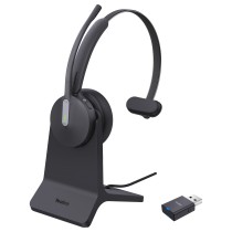Buy Yealink Dect Headset WH64 Hybrid Mono with Charging Stand Teams in Cyprus, Nicosia, Limassol, Larnaka, Pafos