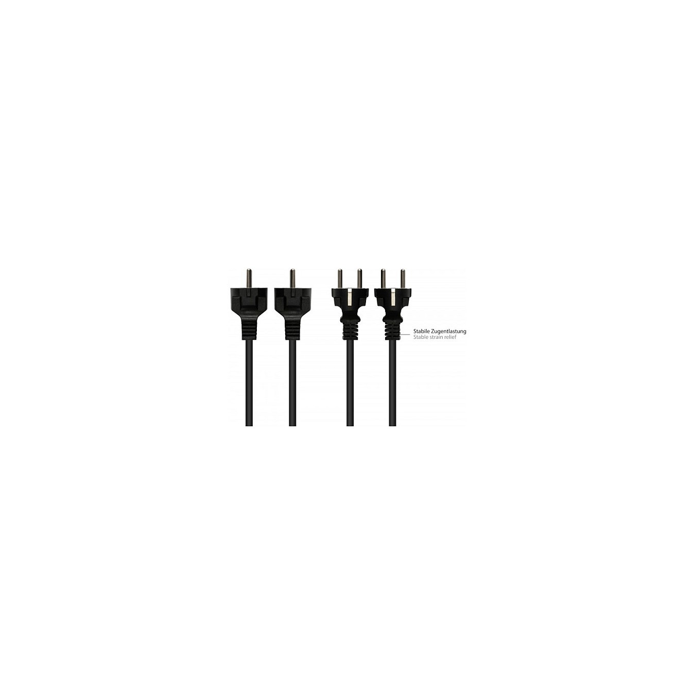 Buy Good Connections Schutzkontakt-Stecker an C13 schw. 3m in Cyprus, Nicosia, Limassol, Larnaka, Pafos
