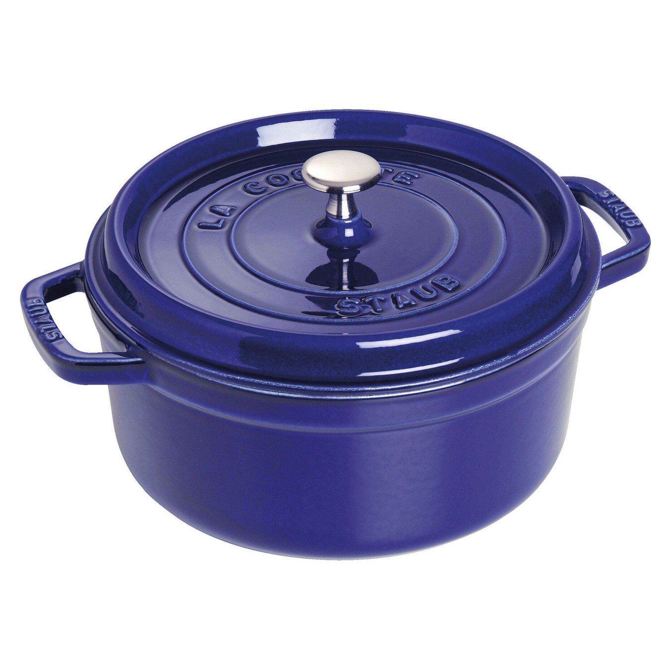 Buy Staub La Cocotte 26cm rund dunkelblau. Gusseisen in Cyprus, Nicosia, Limassol, Larnaka, Pafos