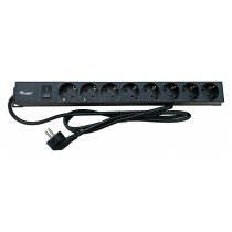 Buy Equip 19' Steckdosenleiste CEE7 7 90°- to 8xSchuko+Switch Alu. in Cyprus, Nicosia, Limassol, Larnaka, Pafos
