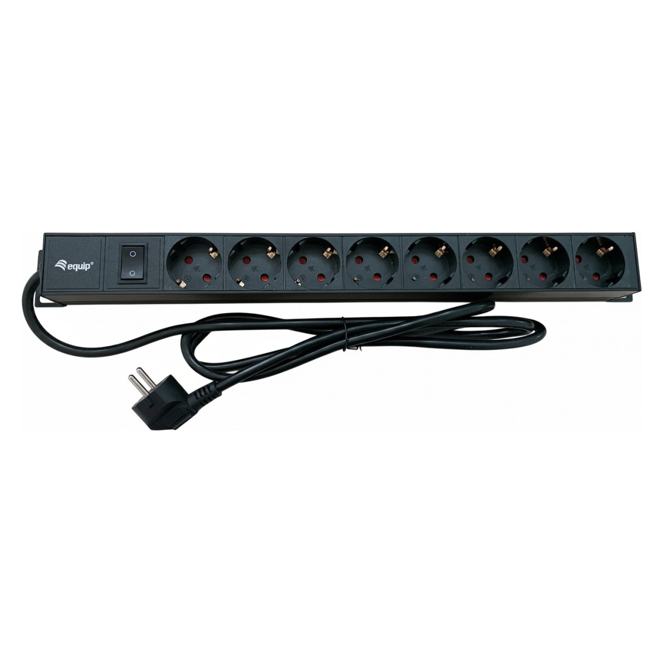 Buy Equip 19' Steckdosenleiste CEE7 7 90°- to 8xSchuko+Switch Alu. in Cyprus, Nicosia, Limassol, Larnaka, Pafos