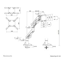 Buy Neomounts ACE DS70-256BL1 Gaming Monitorarm Tischhalterung 61-145 cm 24-57 Zoll in Cyprus, Nicosia, Limassol, Larnaka, Pafos