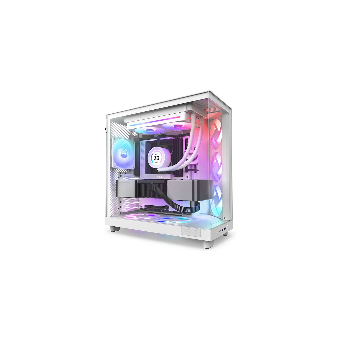 Buy 240mm NZXT F-Serie F240 RGB Core Lüfter Single White RF-U24HF-W1 in Cyprus, Nicosia, Limassol, Larnaka, Pafos