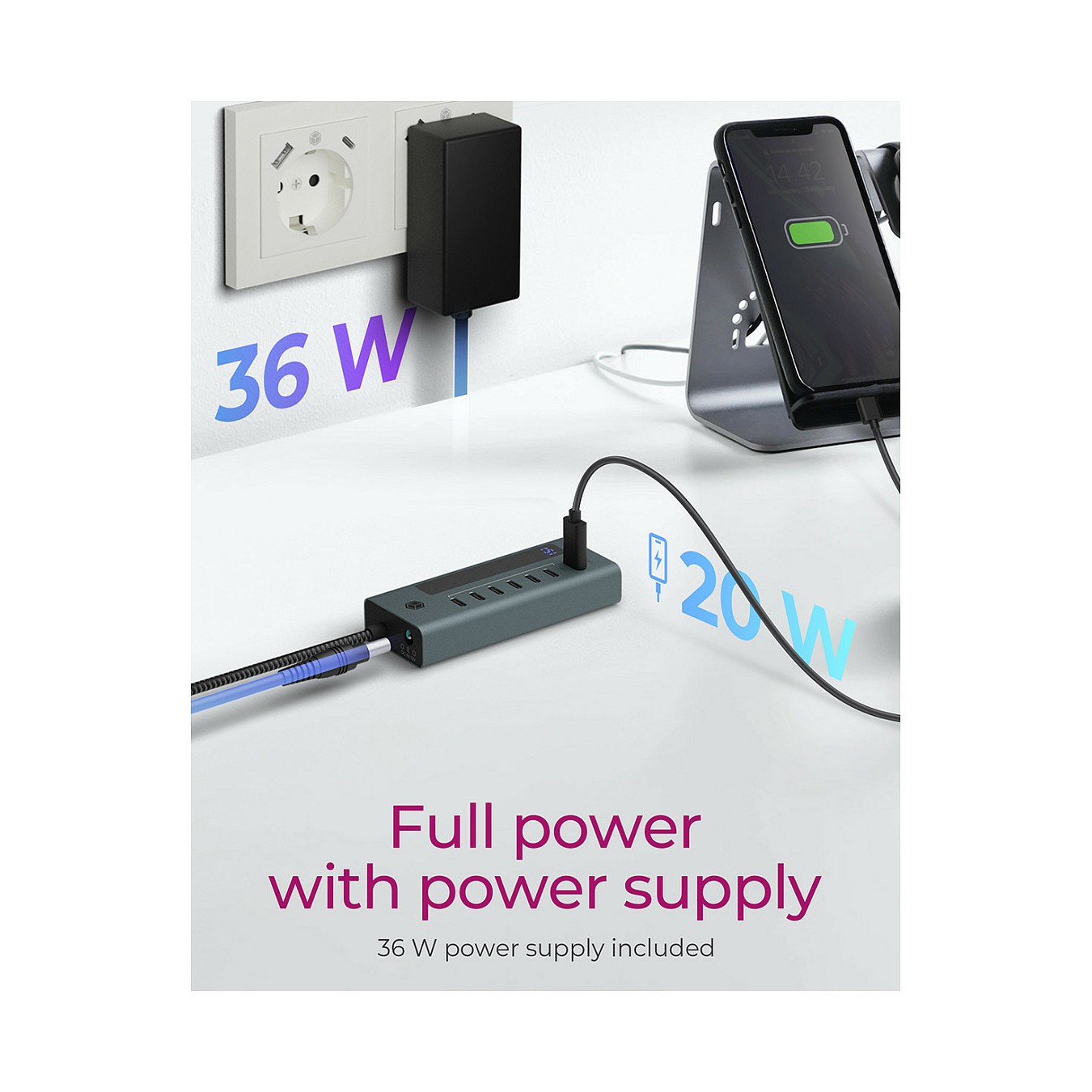 Buy ICY BOX IB-HUB1457-C31 USB-C HUB 7-Port 7xUSB-C Display in Cyprus, Nicosia, Limassol, Larnaka, Pafos