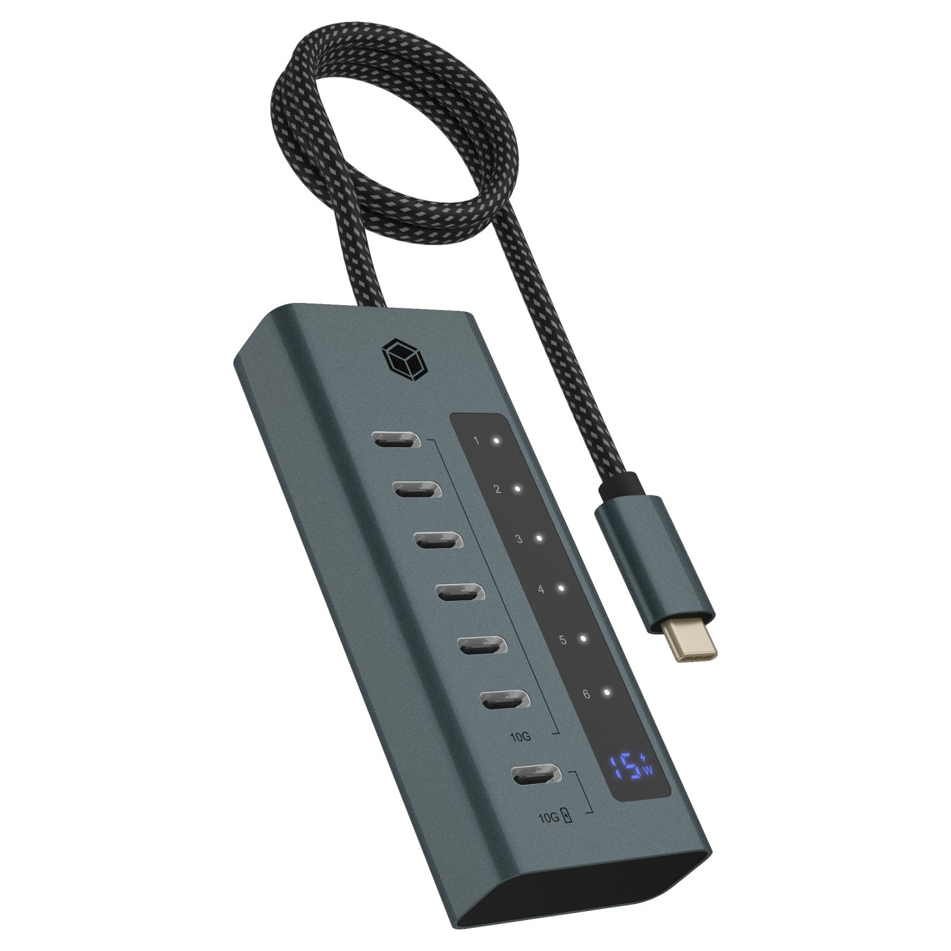 Buy ICY BOX IB-HUB1457-C31 USB-C HUB 7-Port 7xUSB-C Display in Cyprus, Nicosia, Limassol, Larnaka, Pafos