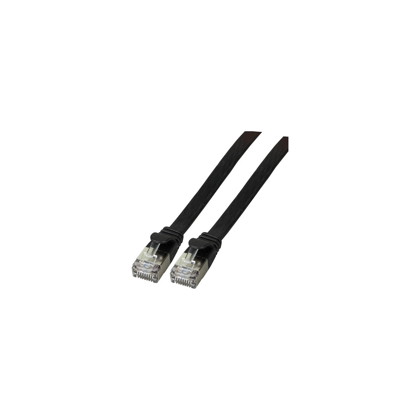 Buy EFB RJ45 Flachpatchkabel U FTP Cat.6A PVC 2.00m schwarz in Cyprus, Nicosia, Limassol, Larnaka, Pafos