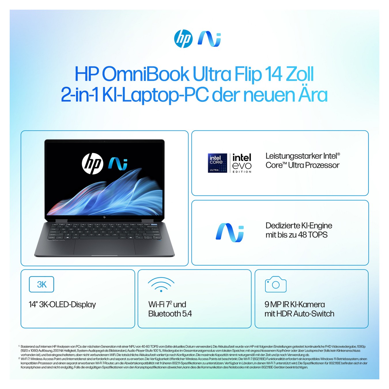 Buy HP OmniBook Ultra Flip 14-fh0175ng CU7 258V 32GB 1TBSSD W11 Home Touch in Cyprus, Nicosia, Limassol, Larnaka, Pafos