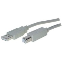 Buy USB 2.0 A to B (ST-ST) 3m Adapterkabel Grau in Cyprus, Nicosia, Limassol, Larnaka, Pafos