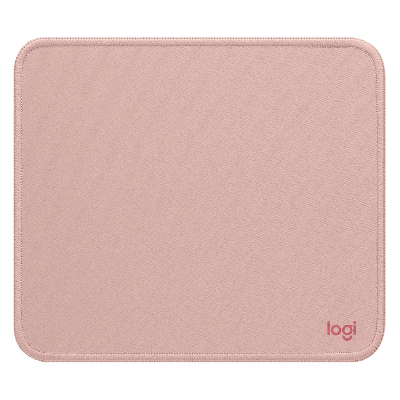 Logitech Desk Mat Studio Series - Dark Rose Pink - Spill-Resistant, Recycled Polyester Surface, Non-Slip Rubber Base