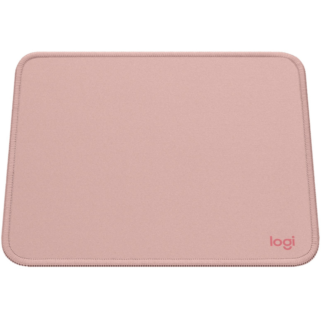 Logitech Desk Mat Studio Series - Dark Rose Pink - Spill-Resistant, Recycled Polyester Surface, Non-Slip Rubber Base