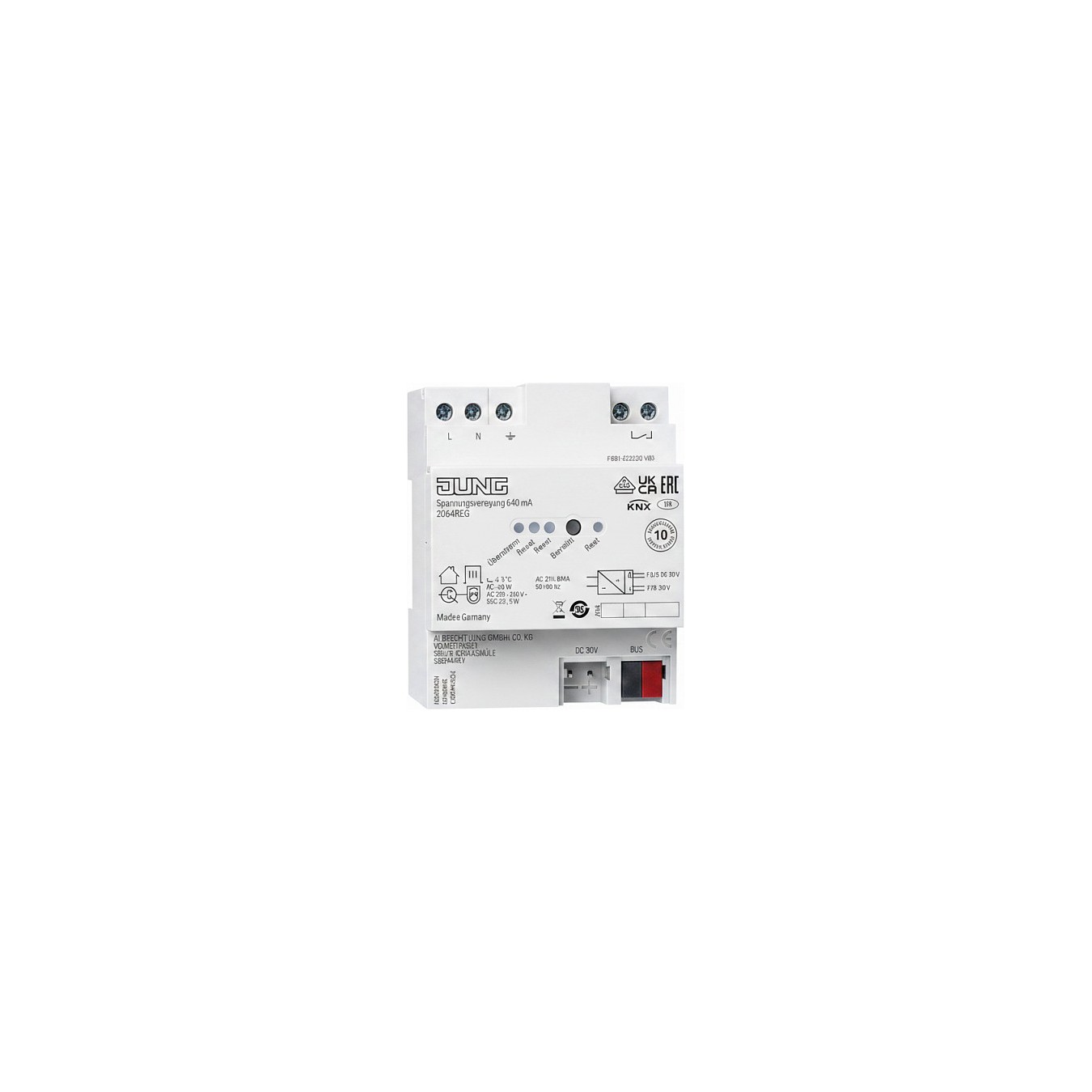 Buy Jung 20640REG KNX Spannungsversorgung 640mA in Cyprus, Nicosia, Limassol, Larnaka, Pafos