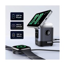 Buy UGREEN Uno W709 2-in-1 Magnetic Wireless Charger 15W Ladestation Qi2 zertifiziert Display fuer iPhone und AirPods in Cyprus,