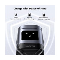 Buy UGREEN Uno W709 2-in-1 Magnetic Wireless Charger 15W Ladestation Qi2 zertifiziert Display fuer iPhone und AirPods in Cyprus,