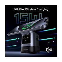 Buy UGREEN Uno W709 2-in-1 Magnetic Wireless Charger 15W Ladestation Qi2 zertifiziert Display fuer iPhone und AirPods in Cyprus,