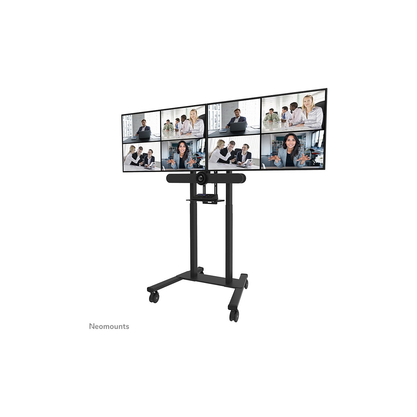 Buy Doppelbildschirm-Adapter (42' -65') insg. max. 100kg opt. für FL55-875BL1 + WL55-875BL1 Neomounts Schwarz in Cyprus, Nicosia