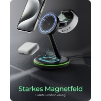Buy ICY BOX 3-in-1 Magnetische Ladestation Apple Watch IPhone AirPods in Cyprus, Nicosia, Limassol, Larnaka, Pafos