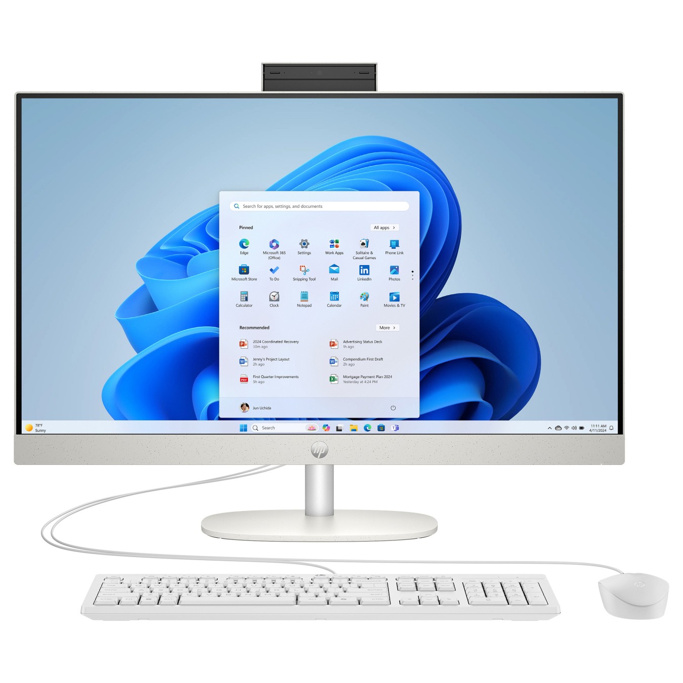 Buy AIO HP All-in-One PC 27-cr2170ng 27 CU7 255U 32GB 1TBSSD W11 Home in Cyprus, Nicosia, Limassol, Larnaka, Pafos