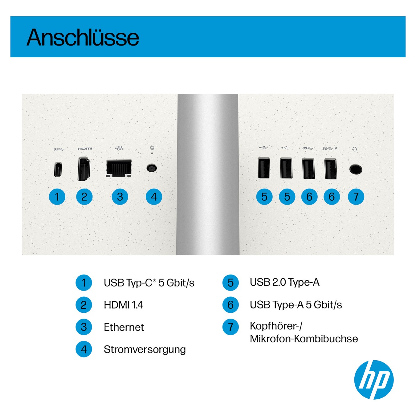 Buy AIO HP All-in-One PC 27-cr2170ng 27 CU7 255U 32GB 1TBSSD W11 Home in Cyprus, Nicosia, Limassol, Larnaka, Pafos