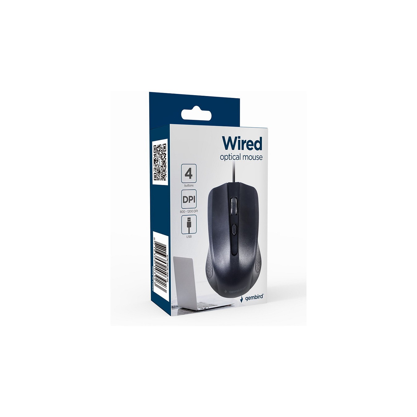 Buy gembird Maus OPT 4 Tasten schwarz in Cyprus, Nicosia, Limassol, Larnaka, Pafos