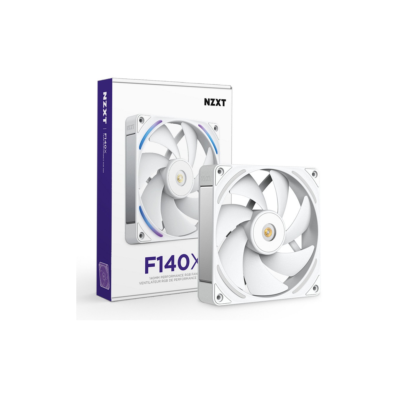 Buy 140mm NZXT F-Serie F140X RGB Lüfter Single White RF-U14PN-W1 in Cyprus, Nicosia, Limassol, Larnaka, Pafos