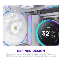Buy 140mm NZXT F-Serie F140X RGB Lüfter Single White RF-U14PN-W1 in Cyprus, Nicosia, Limassol, Larnaka, Pafos