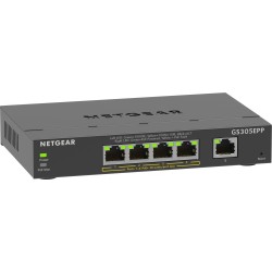 Buy NETGEAR 5-Port Gigabit PoE+ Managed Switch - GS305EPP-100PES - Black, 4 PoE+... in Cyprus, Nicosia, Limassol, Larnaka, Pafos