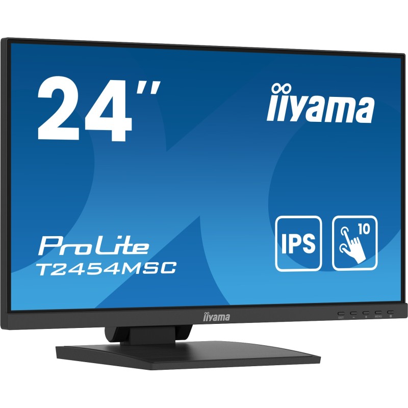 Buy iiyama ProLite T2454MSC-B2AG - 23.8" IPS 10pt P-Cap Touchscreen, Full HD (19... in Cyprus, Nicosia, Limassol, Larnaka, Pafos