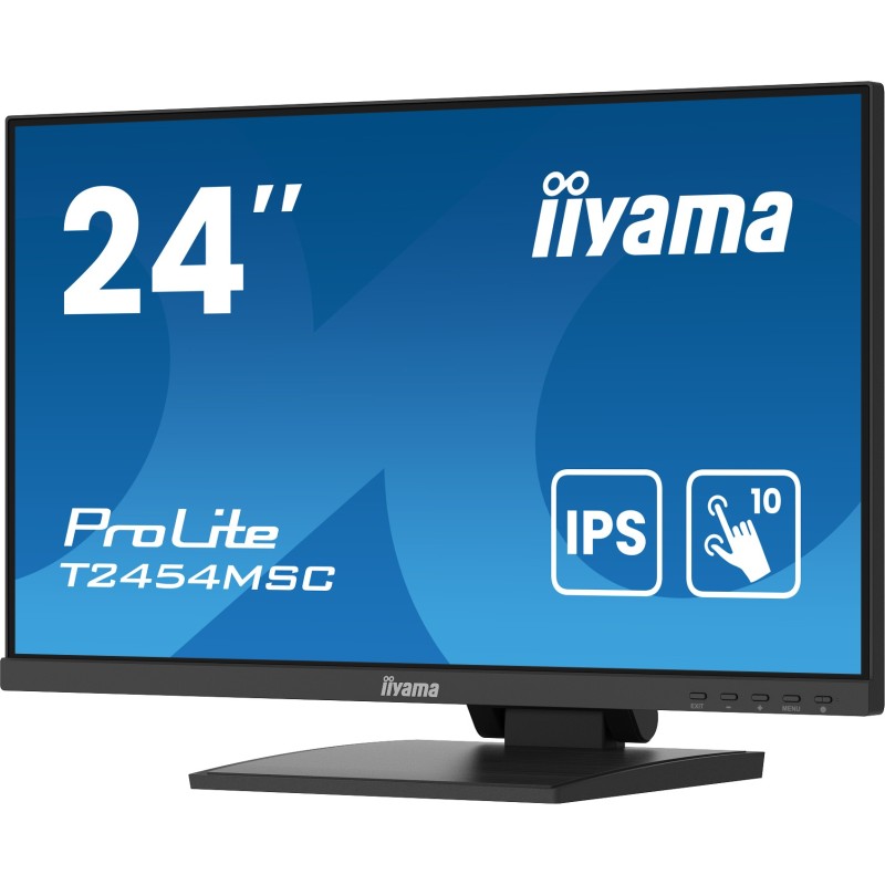 Buy iiyama ProLite T2454MSC-B2AG - 23.8" IPS 10pt P-Cap Touchscreen, Full HD (19... in Cyprus, Nicosia, Limassol, Larnaka, Pafos