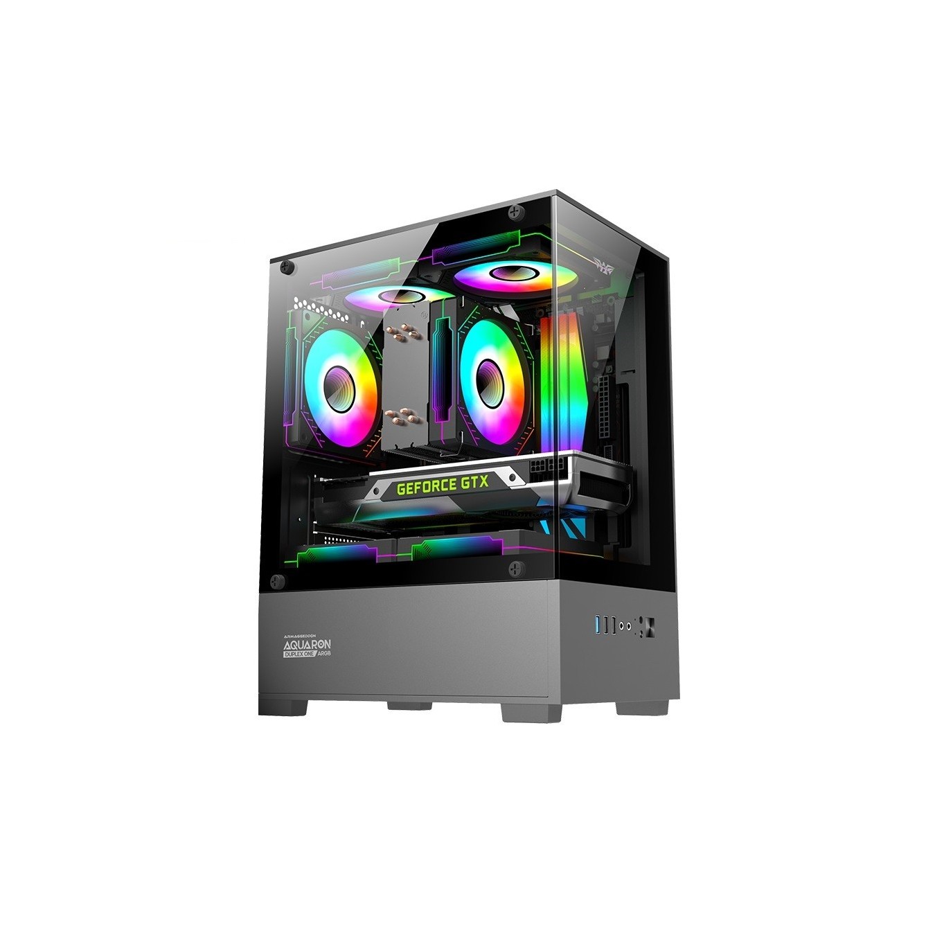 Custom 1080p Gaming PC - i3-12100F, Intel Arc 10GB, 16GB DDR4, 1TB NVMe — Armenius Store Cyprus
