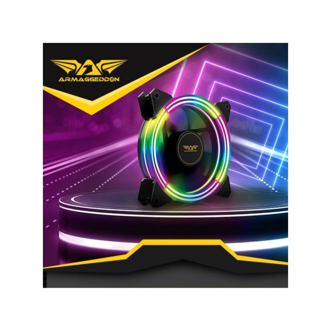 Armaggeddon Infineon Ring 3 - 120mm RGB Case Fan - 16 CFM | Armenius Store