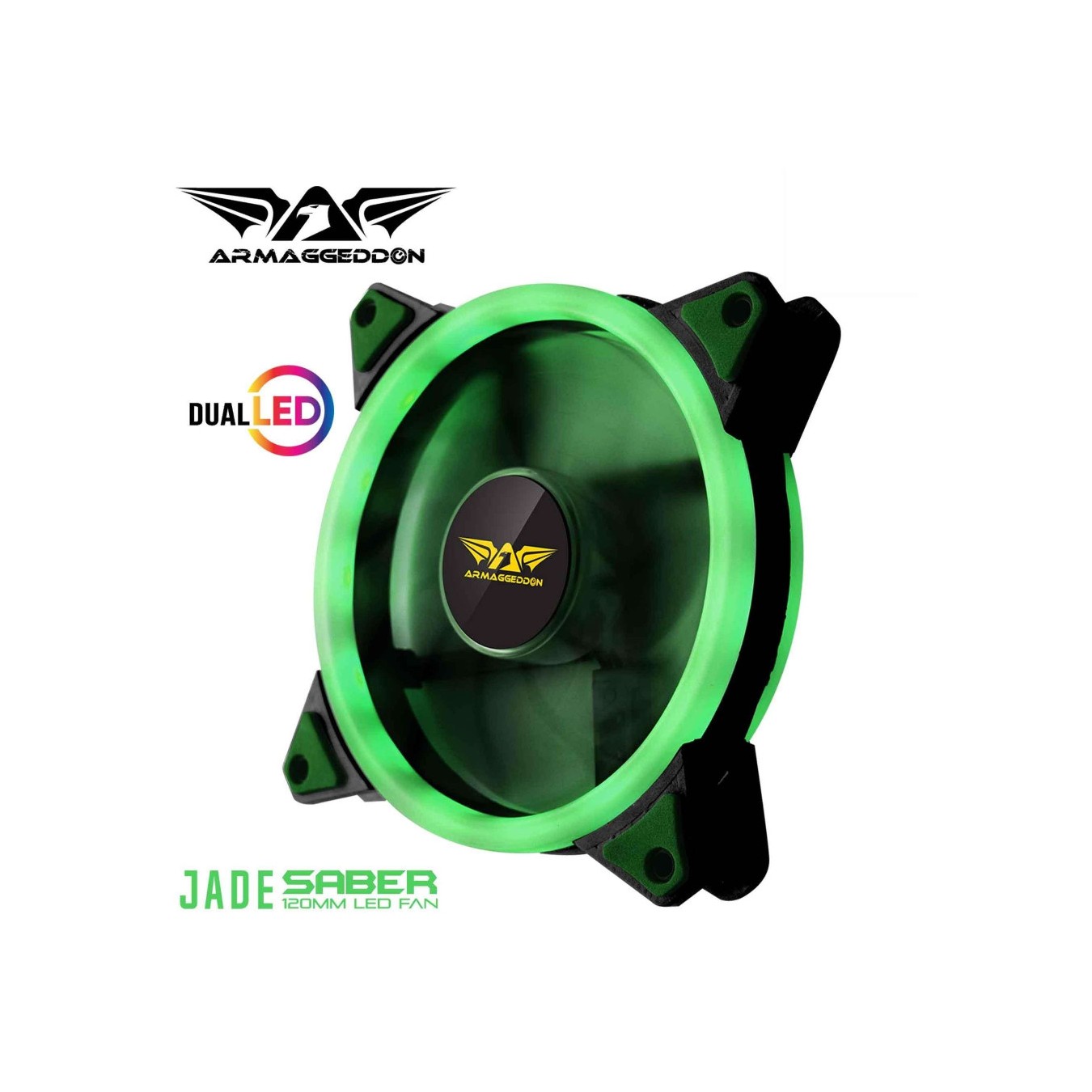 Armaggeddon I-Cruiser GC-1 - 120mm Green LED Case Fan 900 RPM | Armenius Store