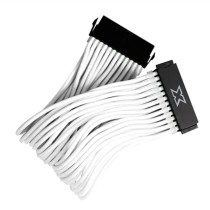 iCable MB 24P Extension Cable White - 250mm Sleeved | Armenius Store