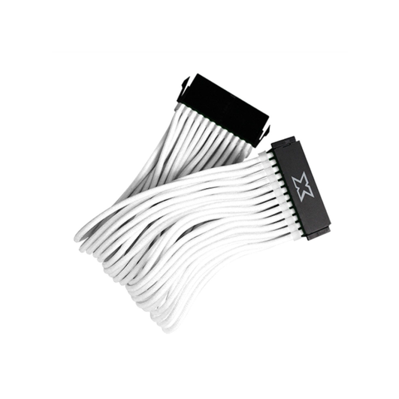 iCable MB 24P Extension Cable White - 250mm Sleeved | Armenius Store