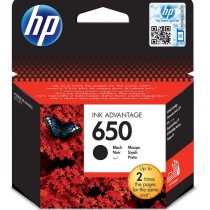 HP 650 Black Ink Cartridge – 360 Pages | Armenius Store