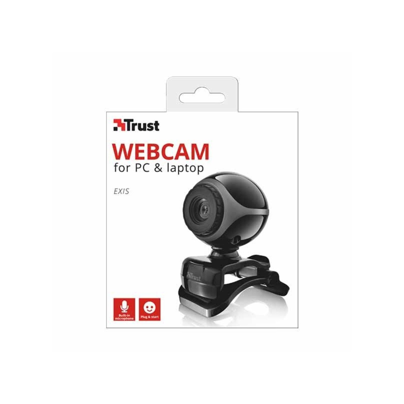 Trust 17003 Exis Webcam - 640x480 USB Plug & Play | Armenius Store