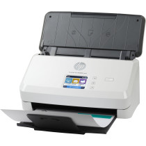 HP ScanJet Pro N4000 snw1 - A4 Sheet-fed Duplex Scanner, USB 3.0, Ethernet & Wi-Fi, 50-sheet ADF, 600 dpi, Black/White