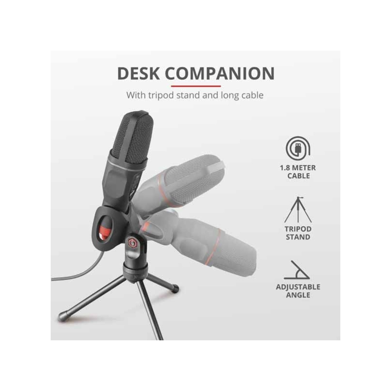 Trust GXT 212 Mico - USB Microphone - 3.5mm/USB | Armenius Store