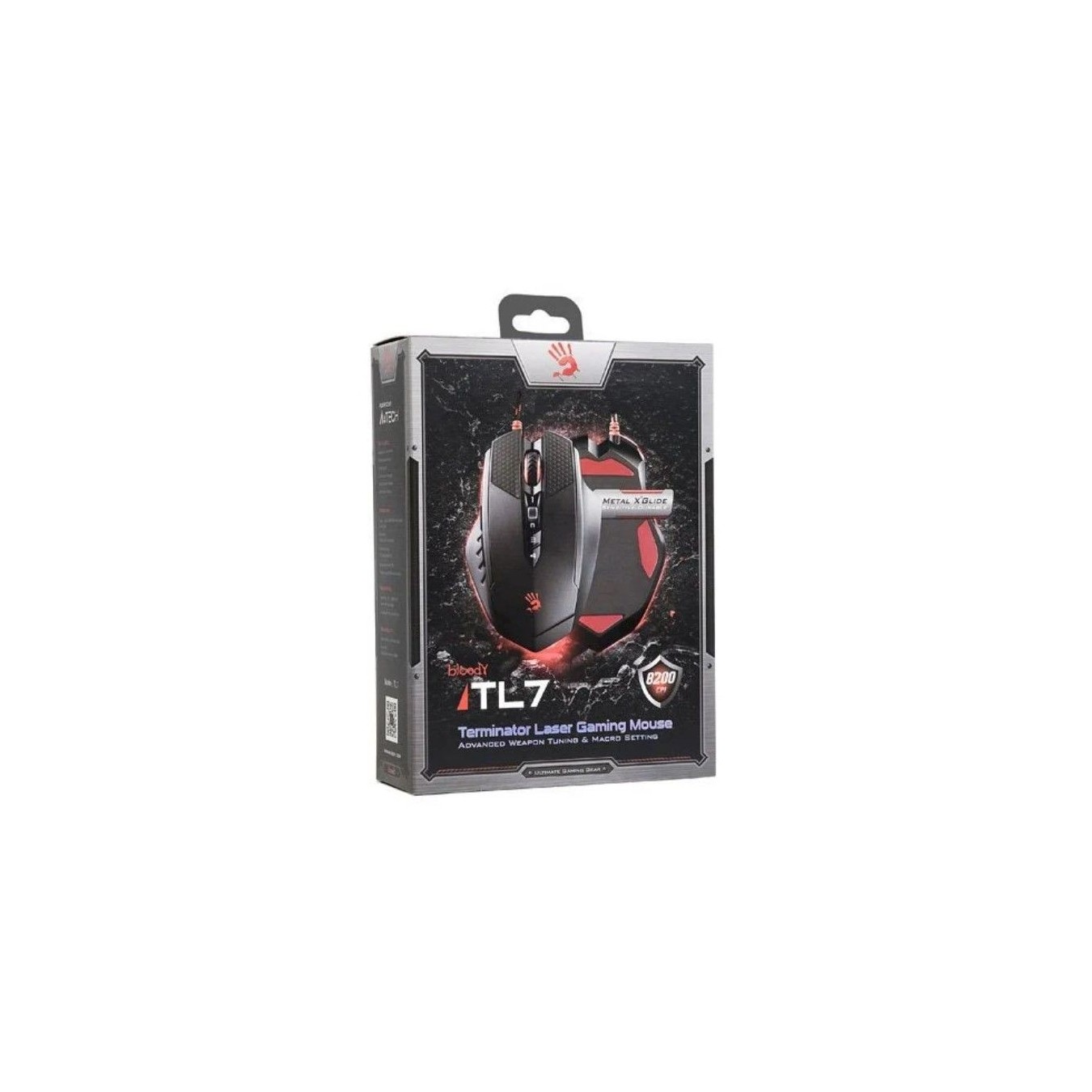 BLOODY TL7 - Wired Laser Gaming Mouse - 8200 CPI 9 Buttons | Armenius Store